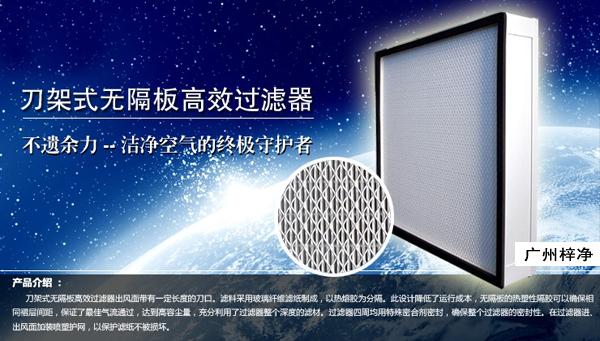 刀架式高效過濾器又稱為刀架式高效空氣過濾器或者帶刀邊無隔板高效過濾器 刀架式高效過濾器又稱為刀架式高效空氣過濾器或者帶刀邊無隔板高效過濾器