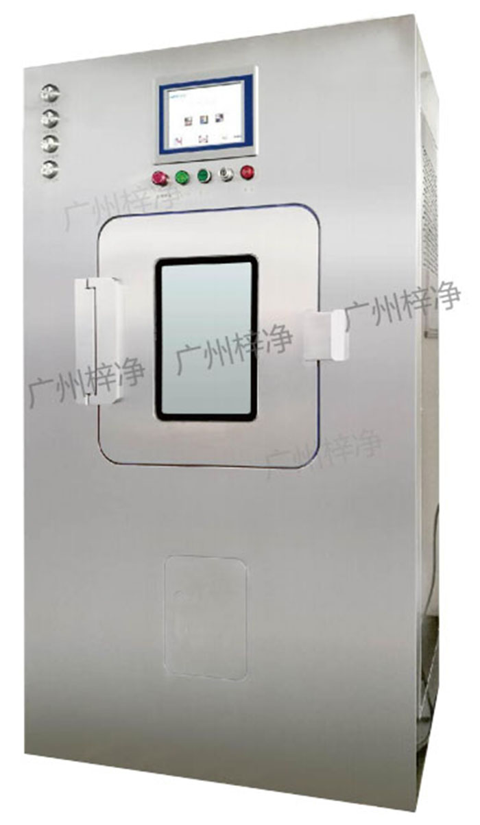 VHP滅菌傳遞窗采用專門的滅菌介質(zhì)給予系統(tǒng)使過氧化氫等離子體更均勻，達(dá)到滅菌效果。